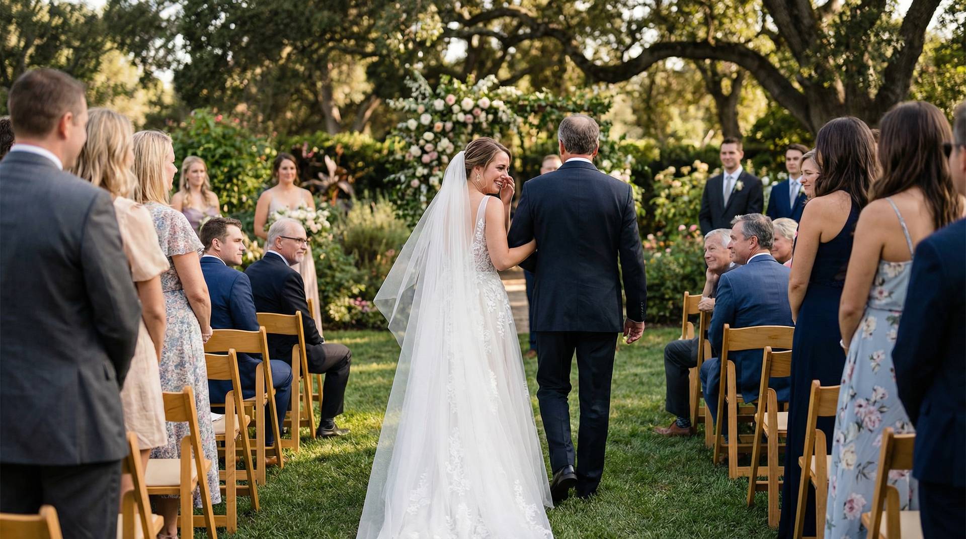 Walking down the aisle