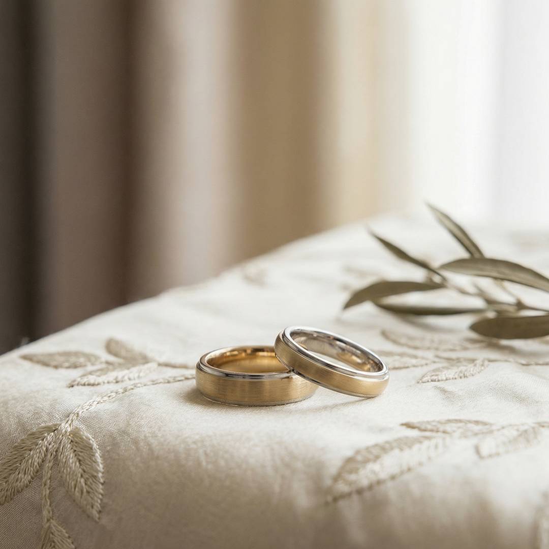 Wedding rings detail