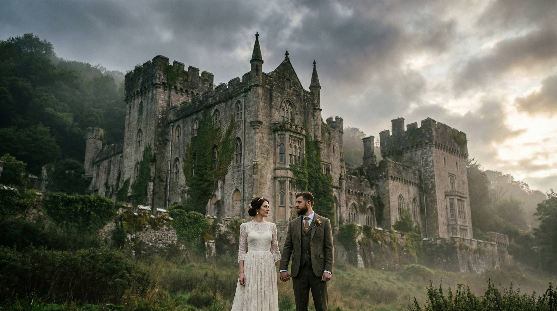 Wedding photography in Abergele