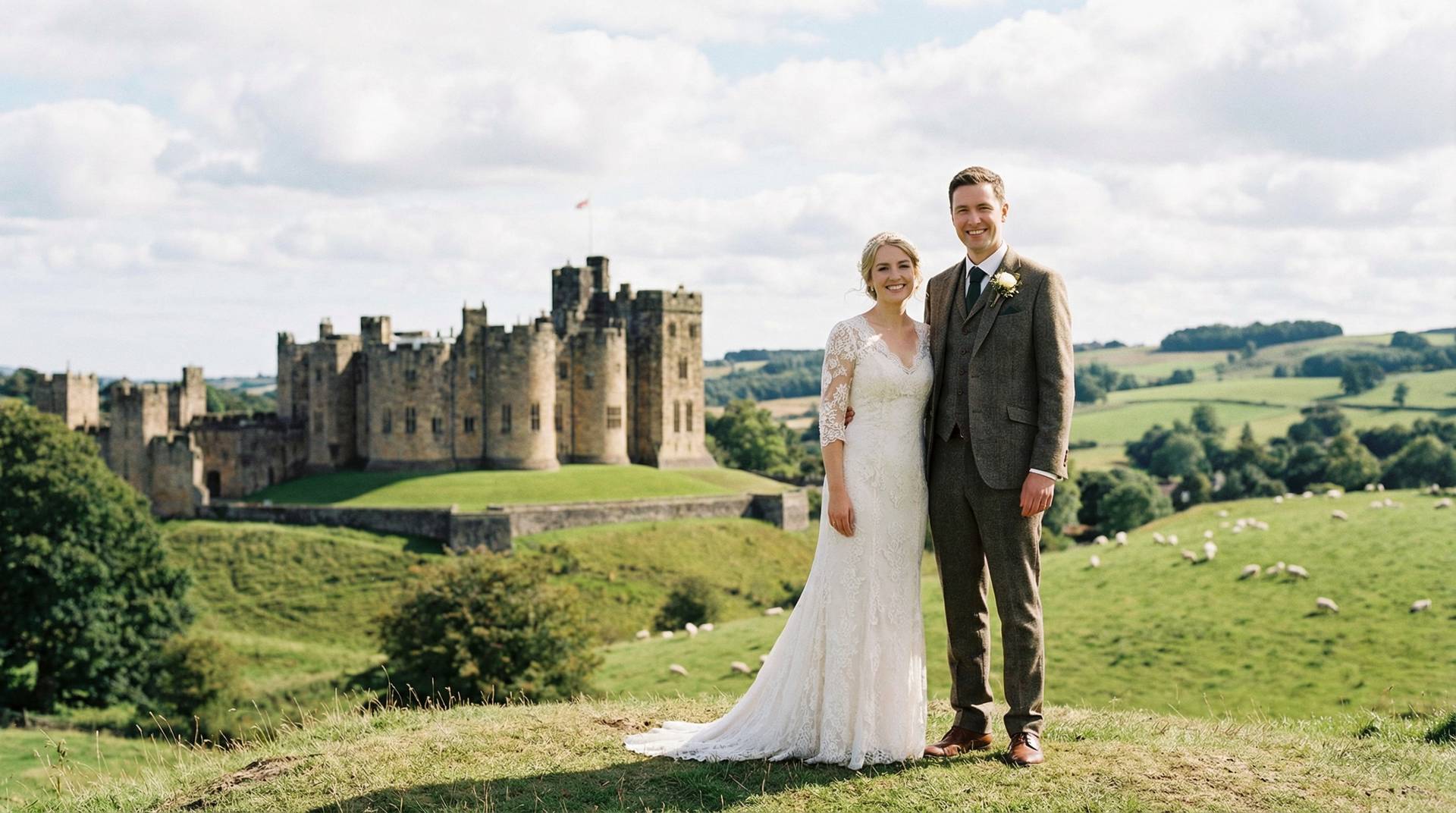 Wedding photography in Alnwick