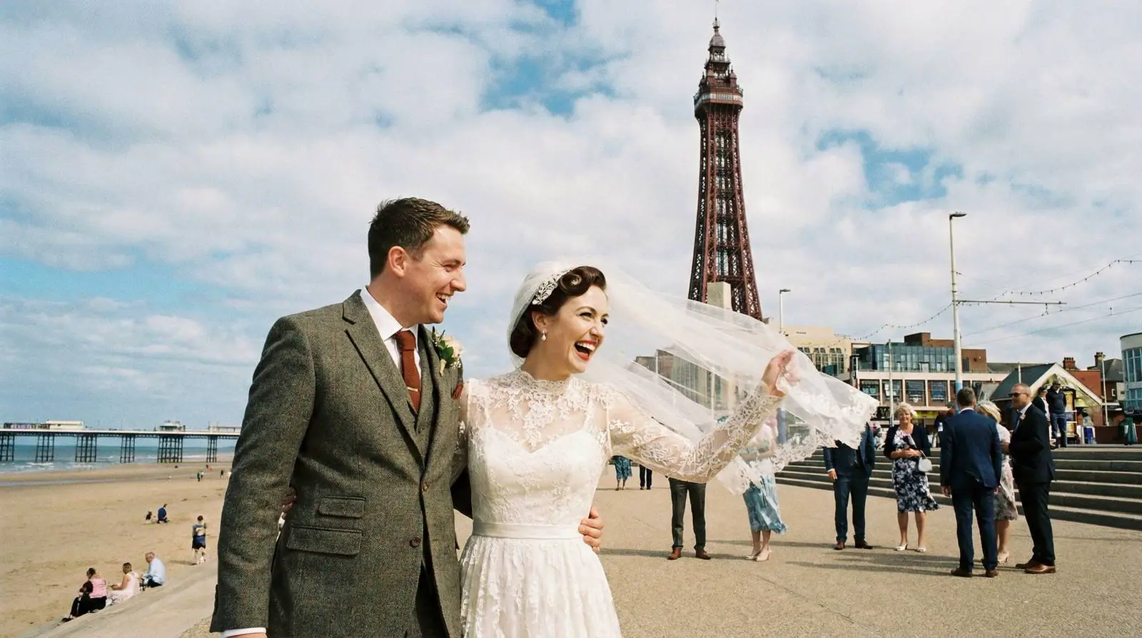 Example image: a couple, Blackpool
