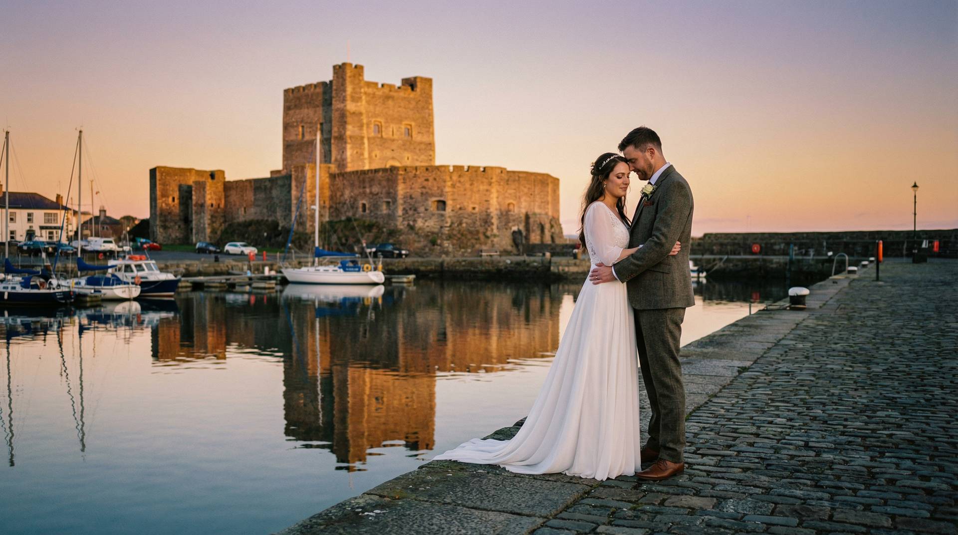 Wedding photography in Carrickfergus