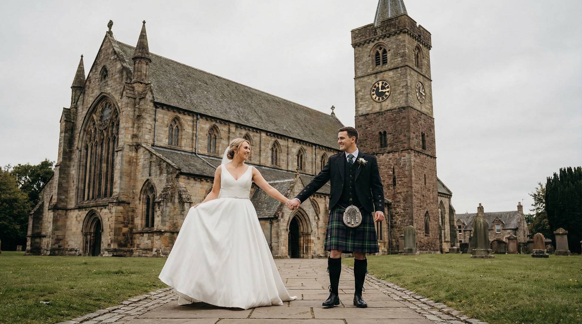 Wedding photography in Dunblane