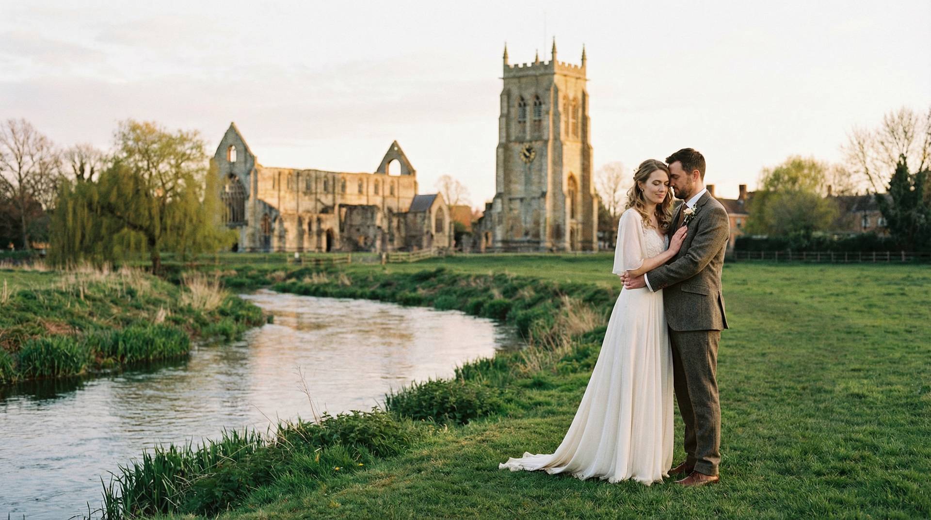Wedding photography in Evesham