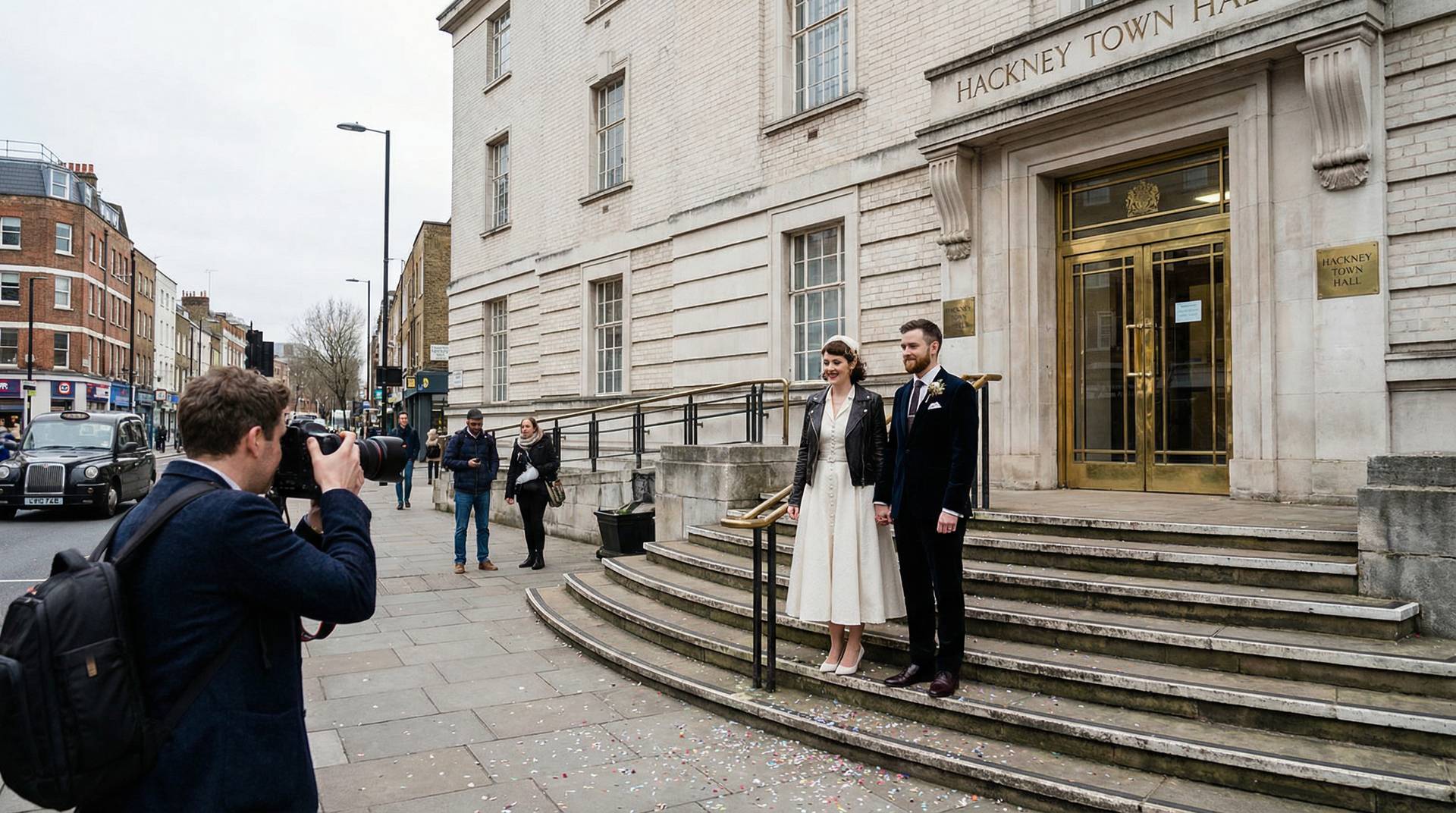Wedding photography in Hackney