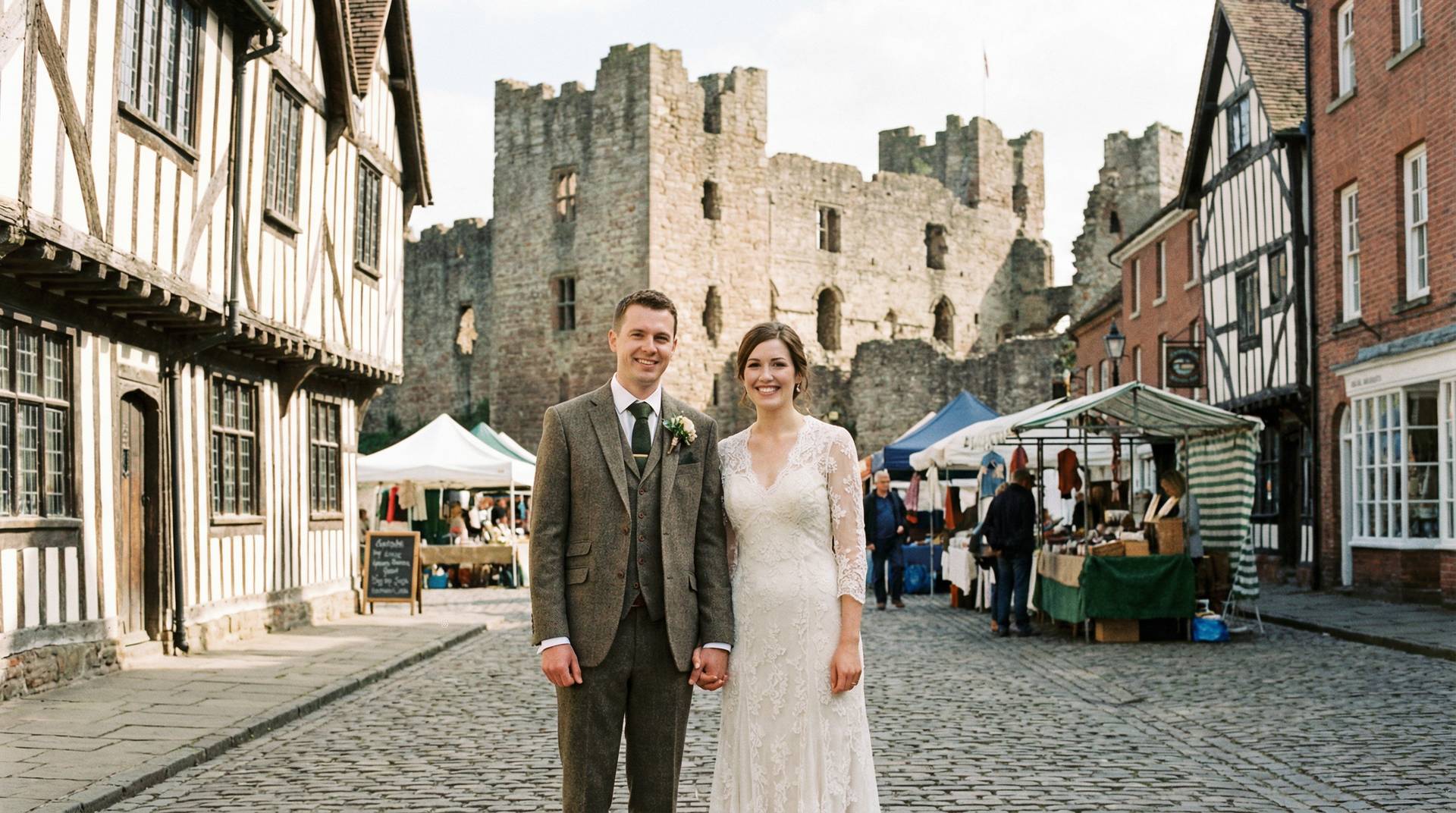 Wedding photography in Ludlow