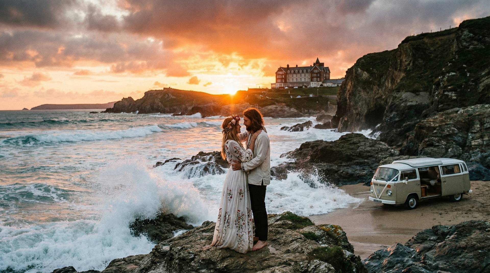 Wedding photography in Newquay