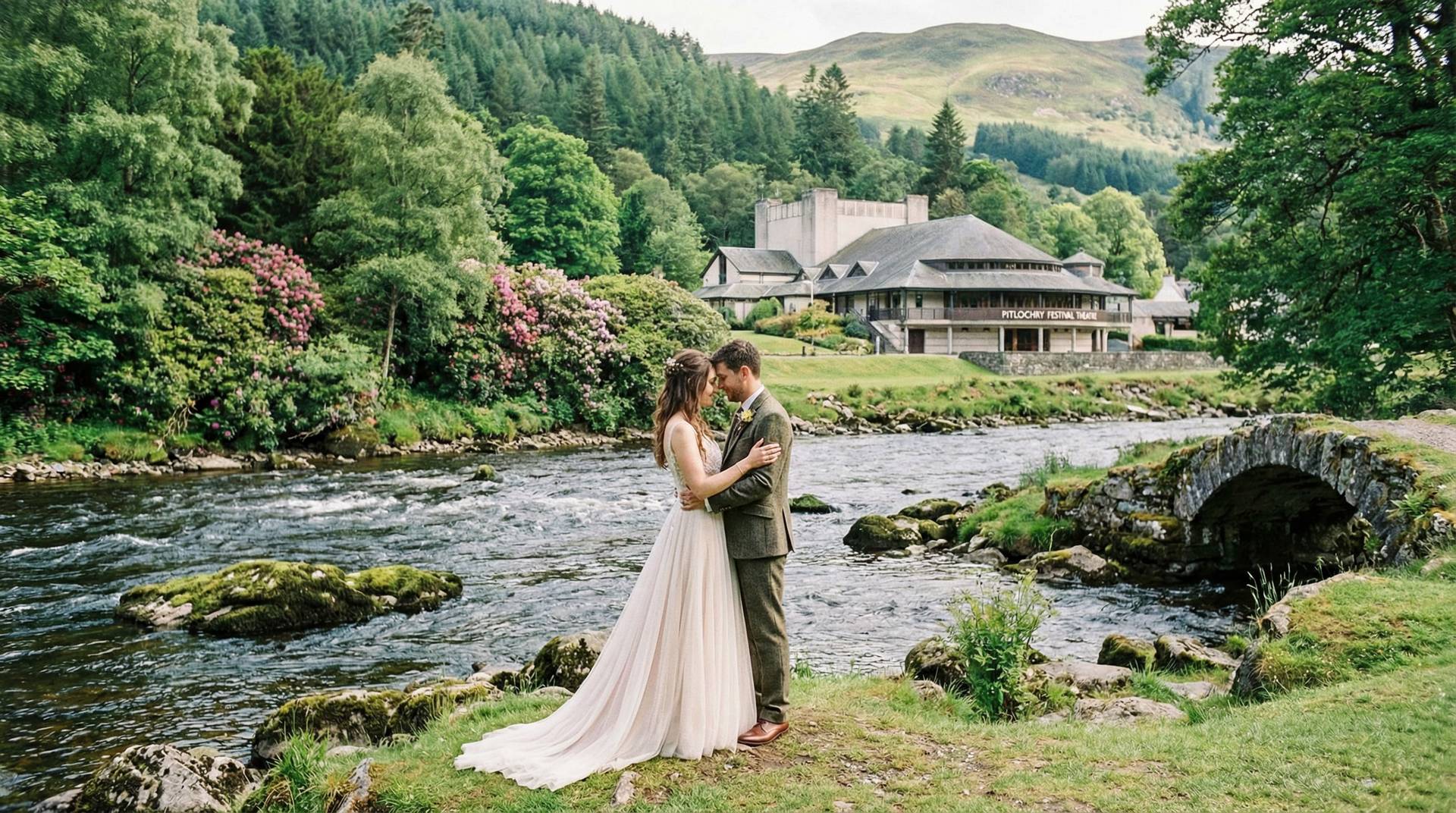 Wedding photography in Pitlochry