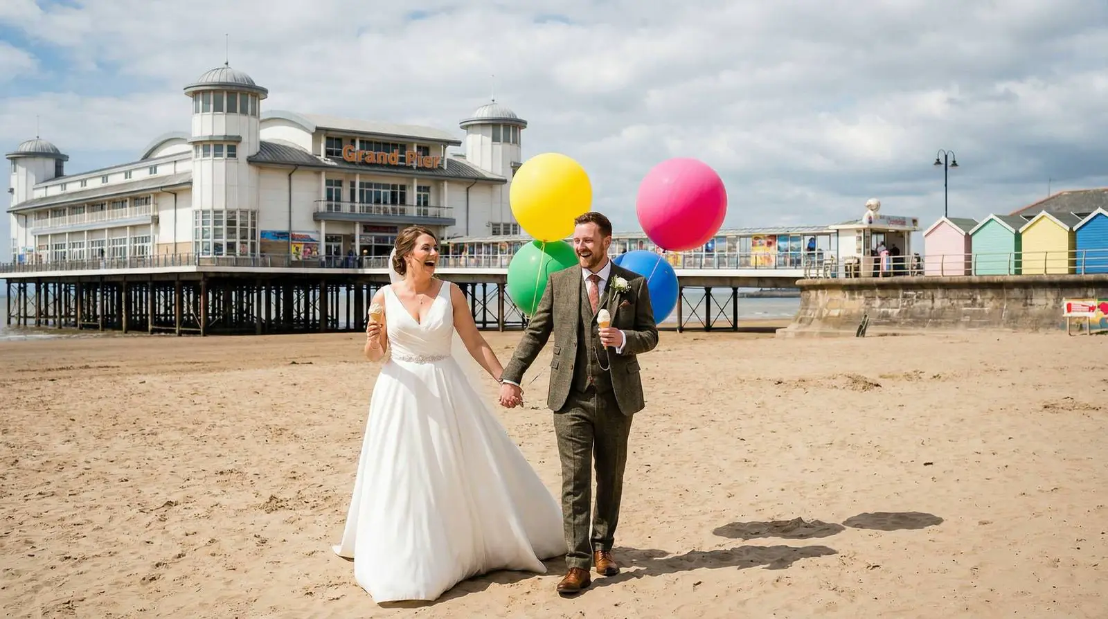 Example image: a couple, Weston-super-Mare