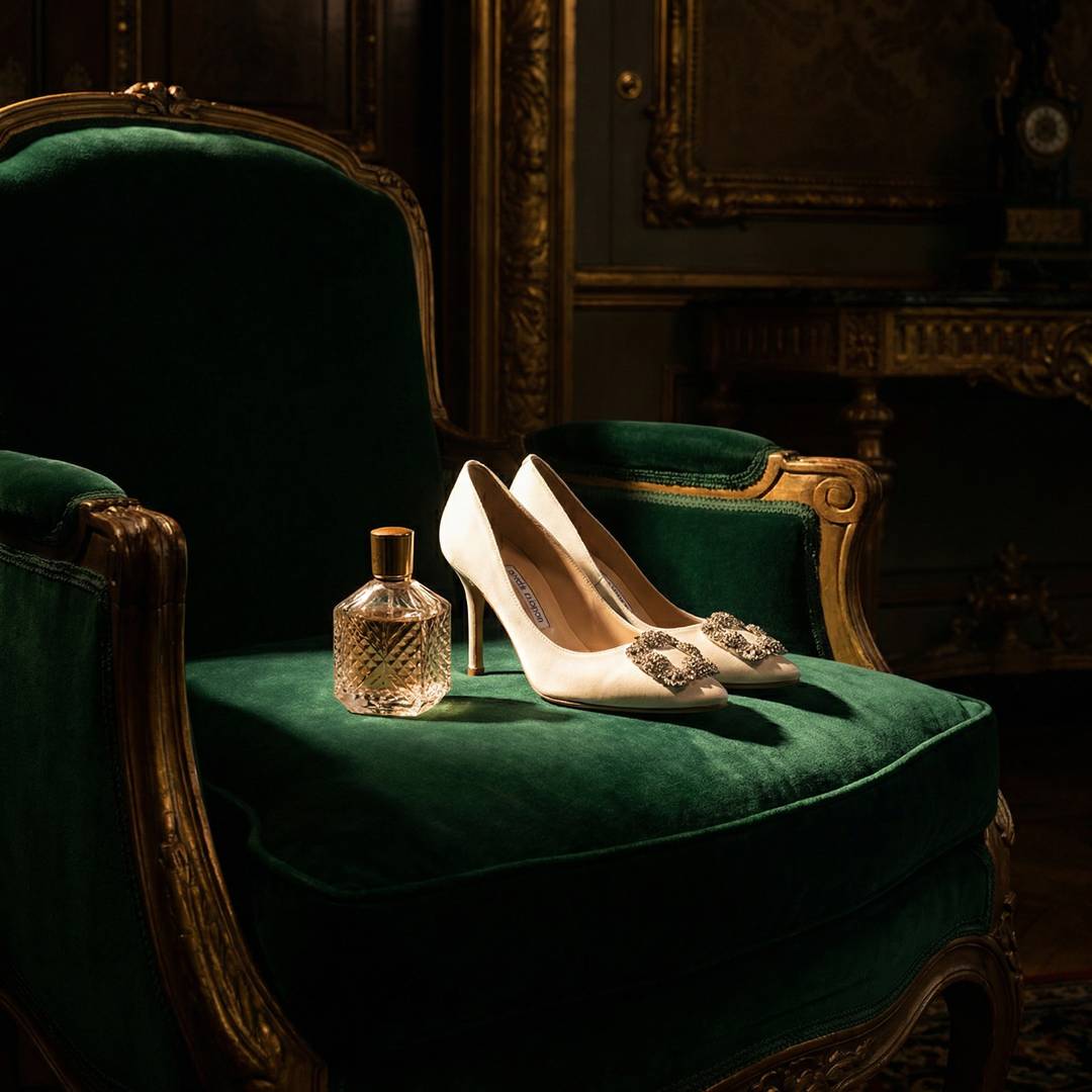 Dramatic veil shot in cathedral