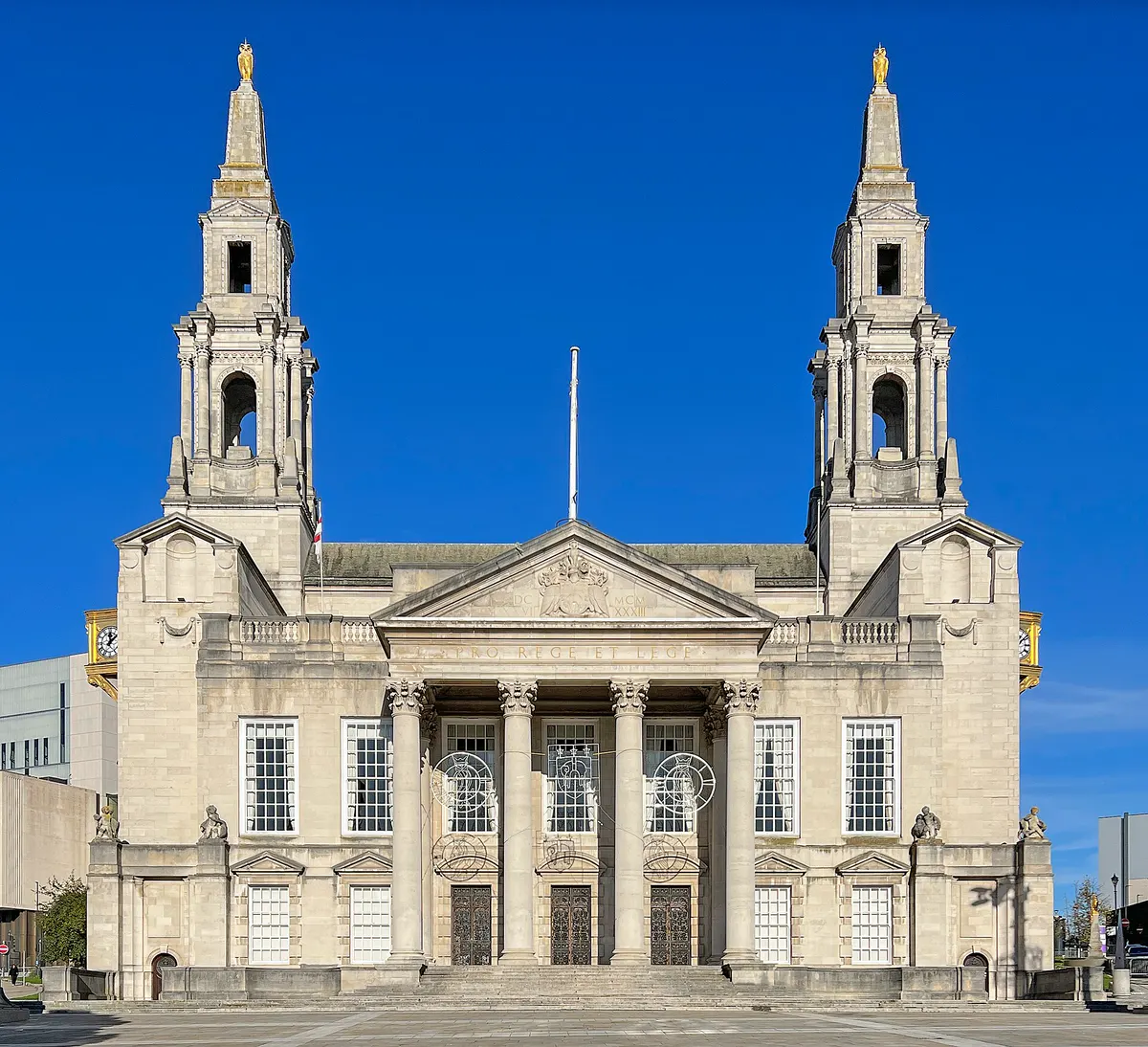 Leeds Civic Hall by Millennium Square
