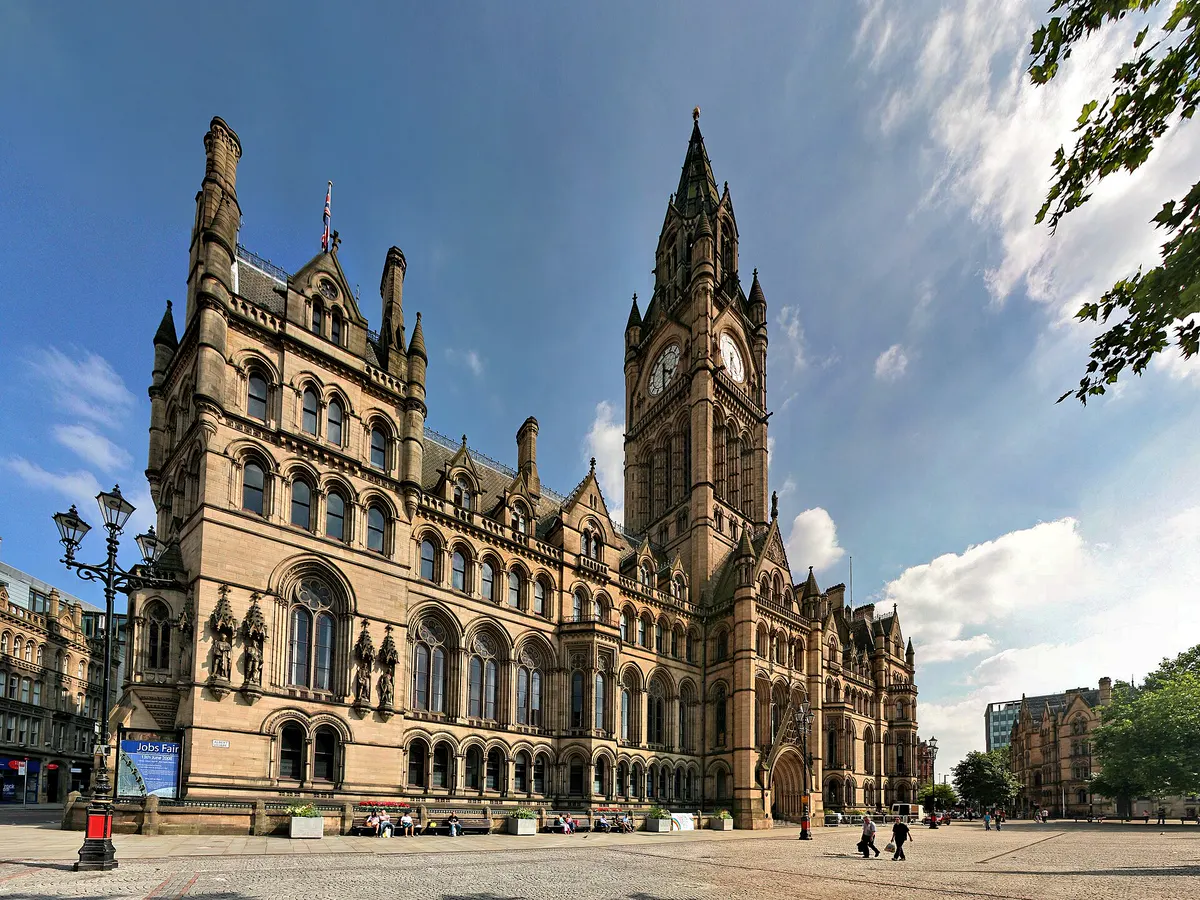 Manchester Town Hall on Albert Square