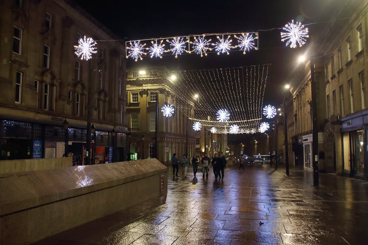 Grey Street in Newcastle