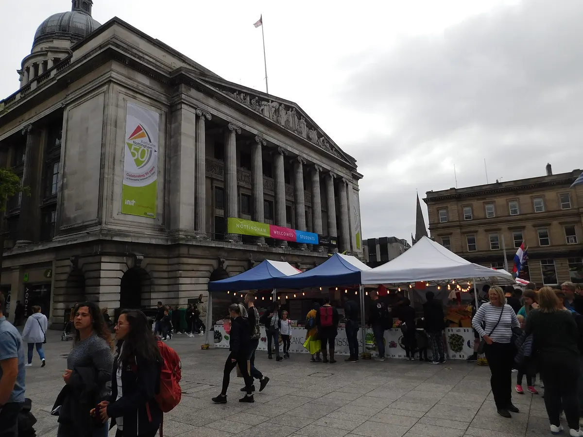 The Council House on Old Market Square in Nottingham